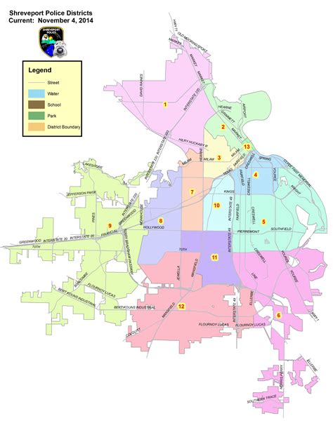 city of shreveport departments